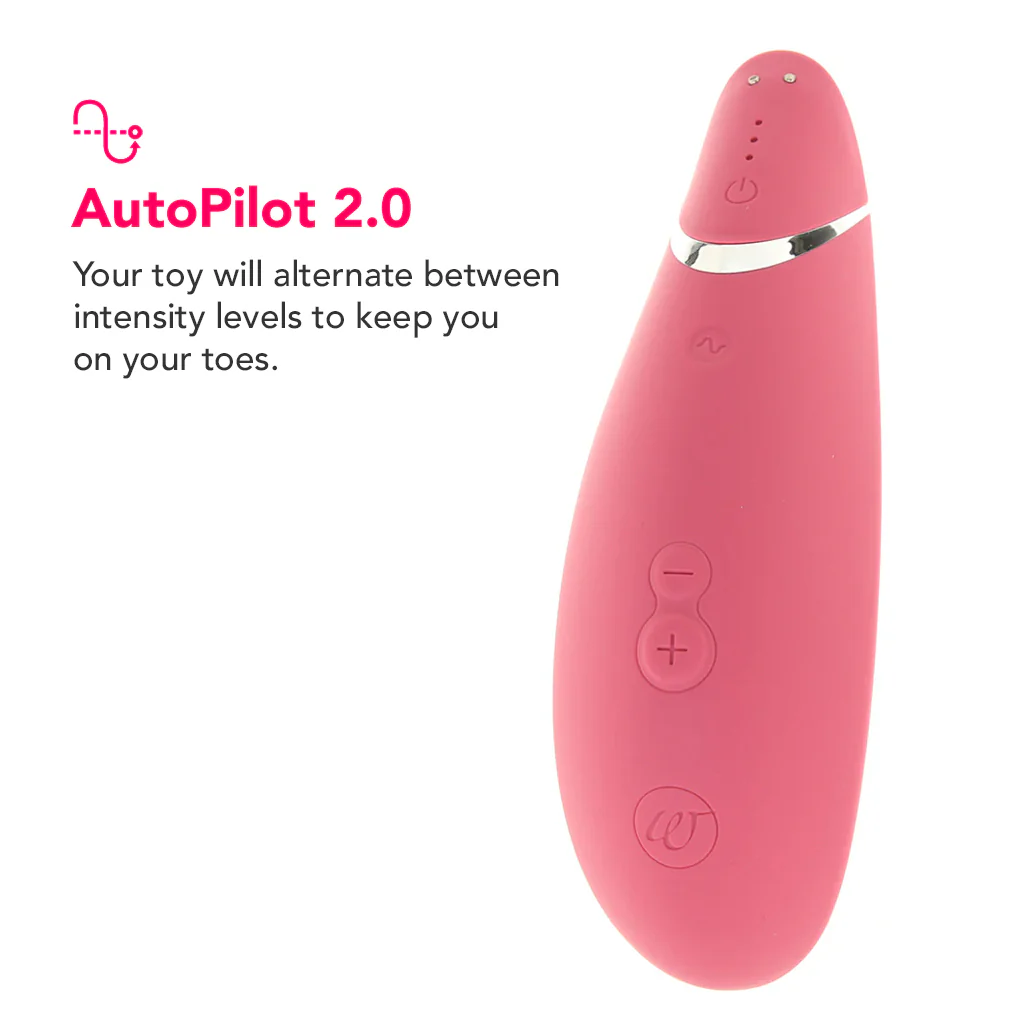 Womanizer Premium 2 Pleasure Air Stimulator in Raspberry