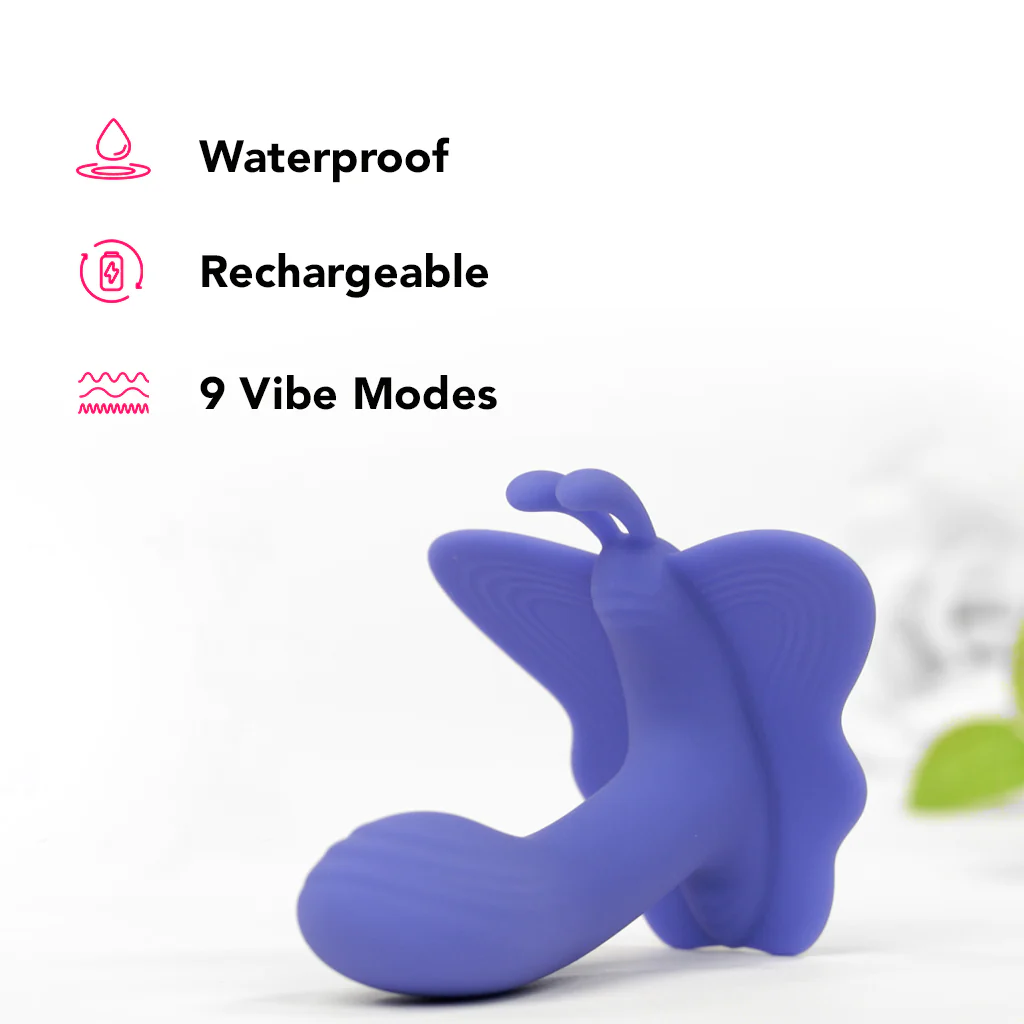 Connect App Controlled Venus Butterfly Wearable Vibe