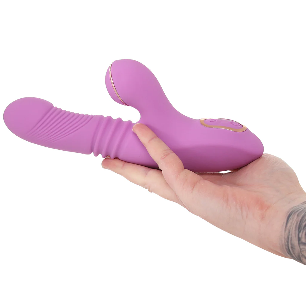 Shegasm Pro-Thrust Suction Rabbit in Pink