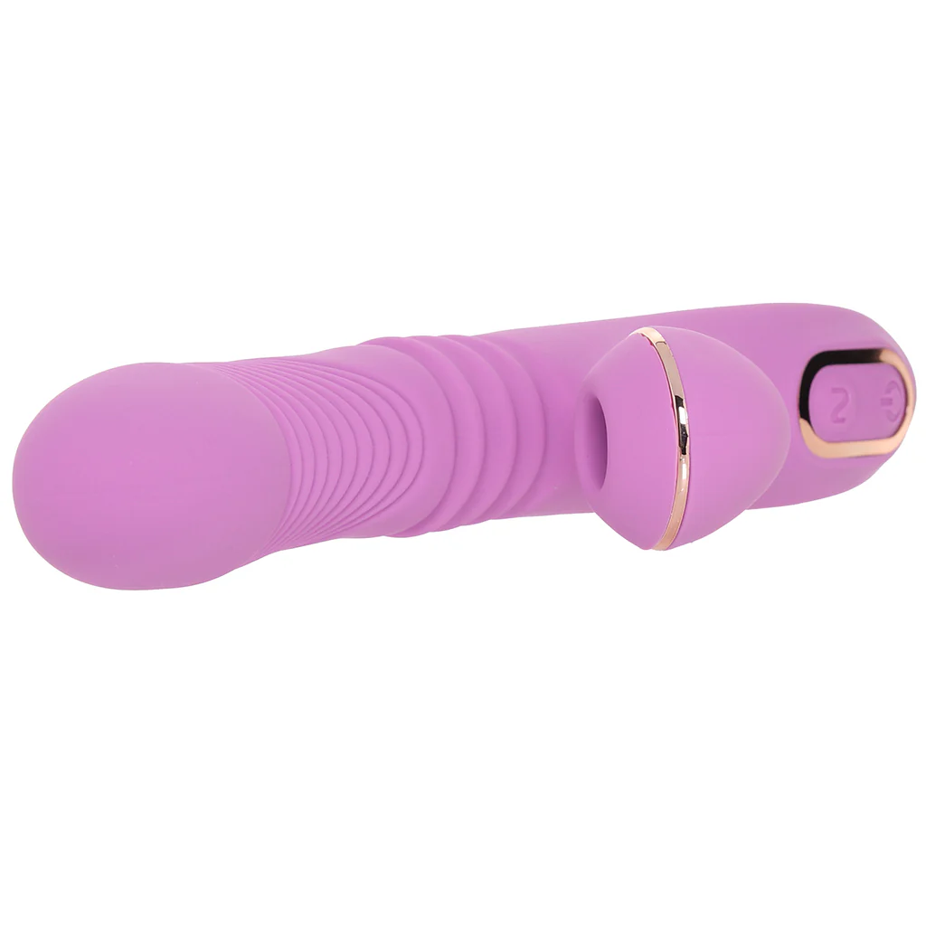 Shegasm Pro-Thrust Suction Rabbit in Pink
