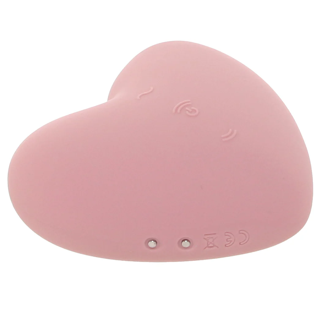 Satisfyer Cutie Heart Air Pulse Stimulator in Light Red