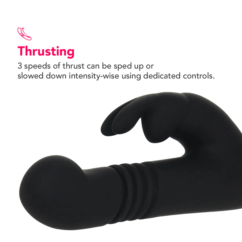 Greedy Girl Thrusting G-Spot Rabbit Vibrator