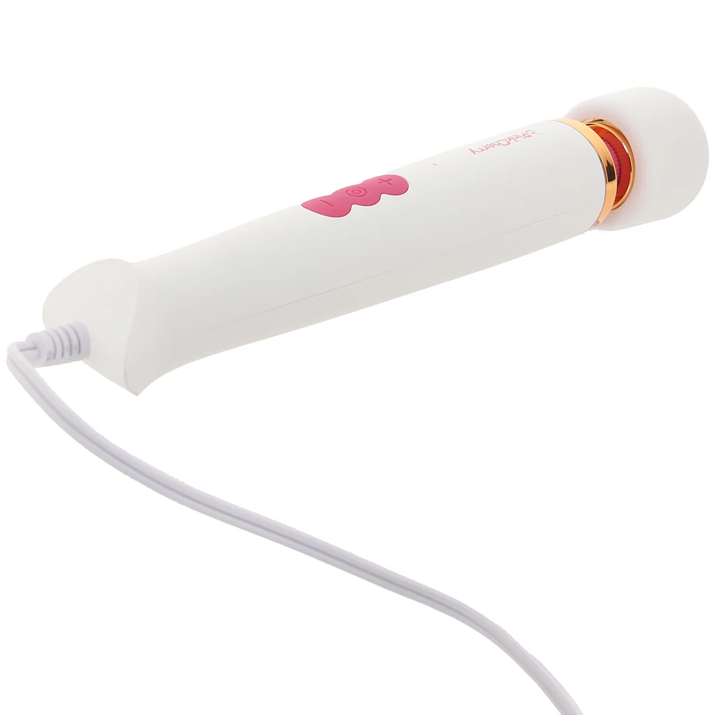 PinkCherry Premium Powered Wand in White