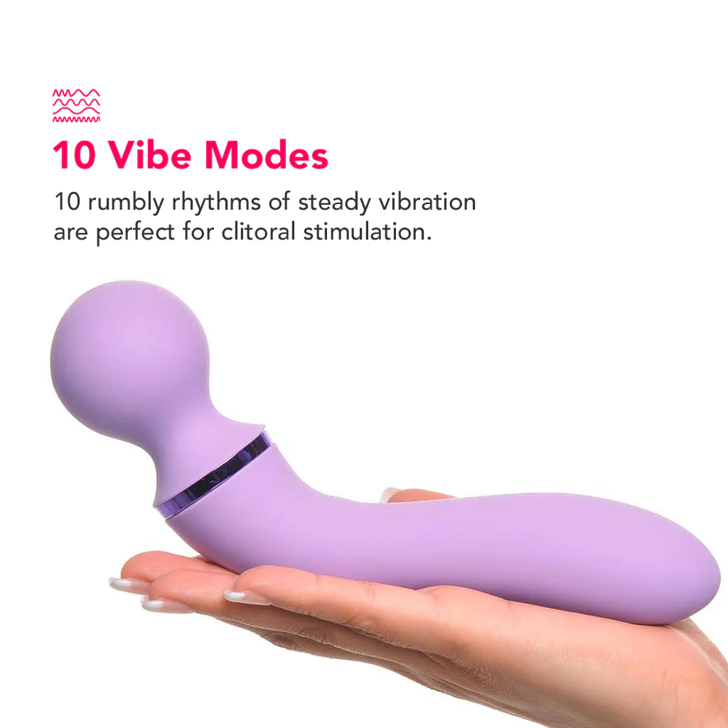 Fantasy For Her Duo Wand Massage-Her in Purple