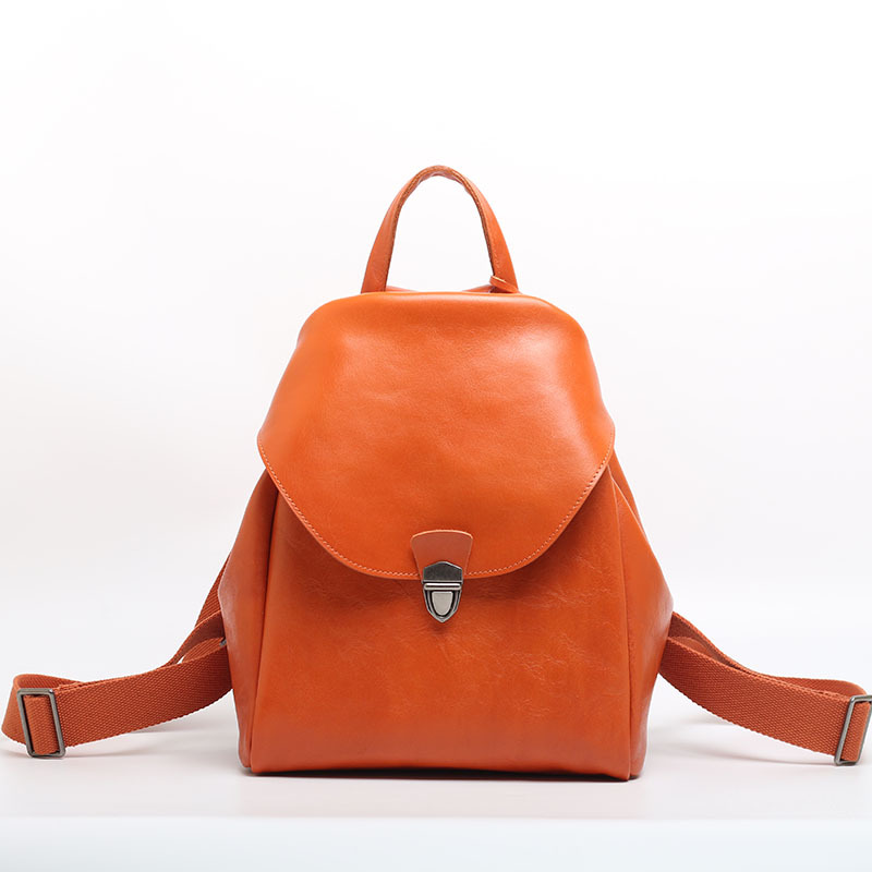 Nova Flap Backpack – Sunset Orange