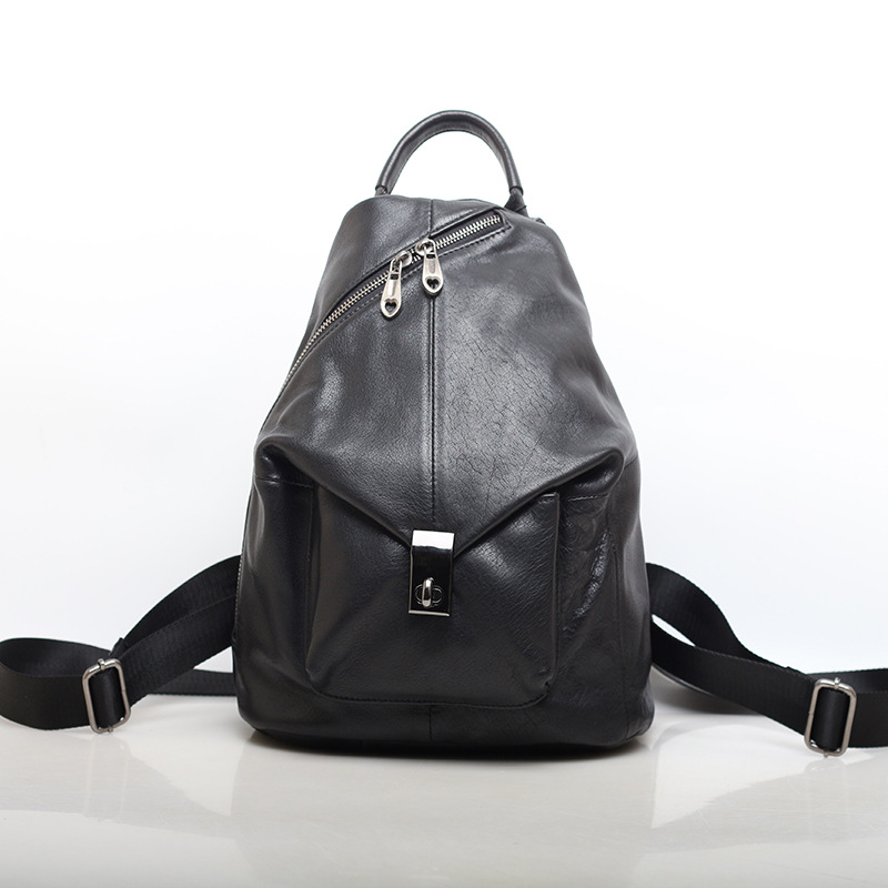 Vetra Asymmetric Backpack – Jet Black