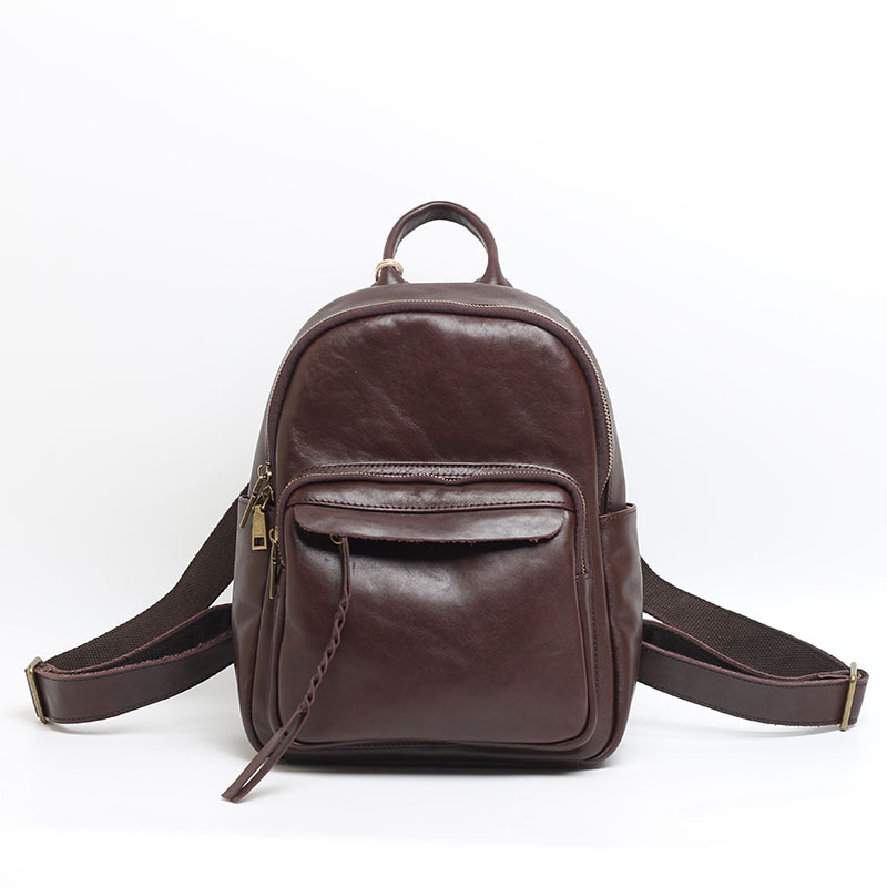 Royce Compact Backpack – Espresso Brown