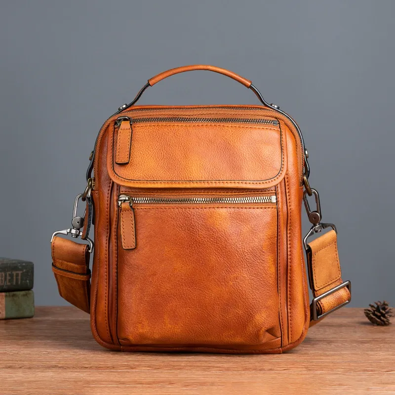 Vertical Handheld Shoulder Messenger Bag