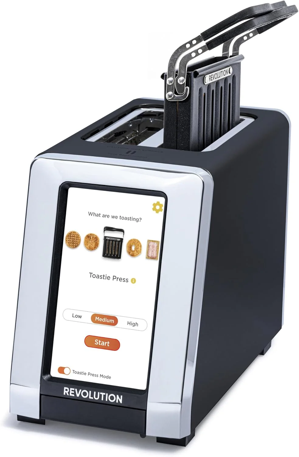 Smart 2-Slice Toaster Bundle with Toastie Press | Wide Slots, InstaGLO Tech & Touchscreen | Perfect for Bread, Bagels, Waffles & More