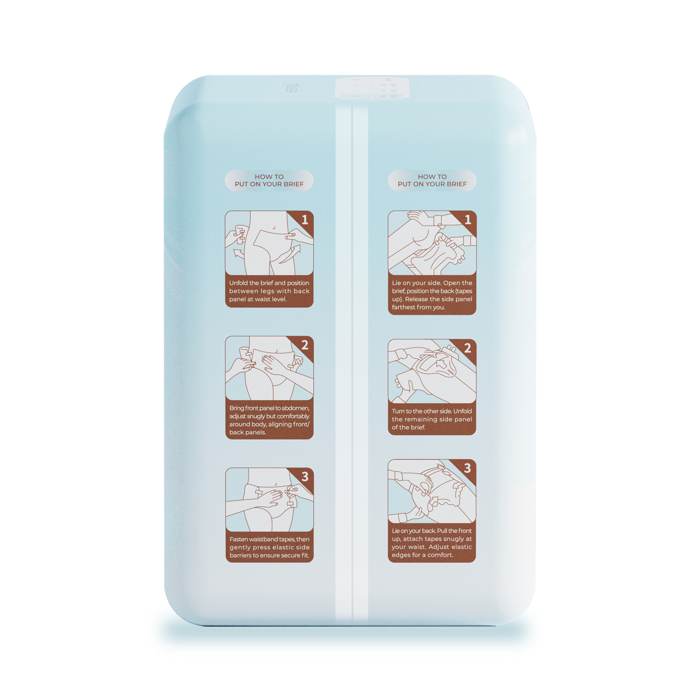 Zephyrease Maximum Protection Briefs with Adjustable Tabs