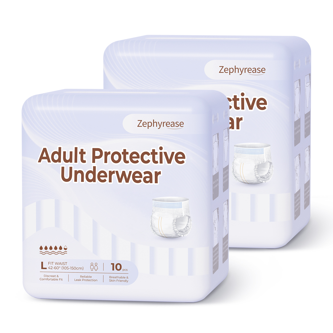 Zephyrease Lightweight Duo Pack- Protective Underwear