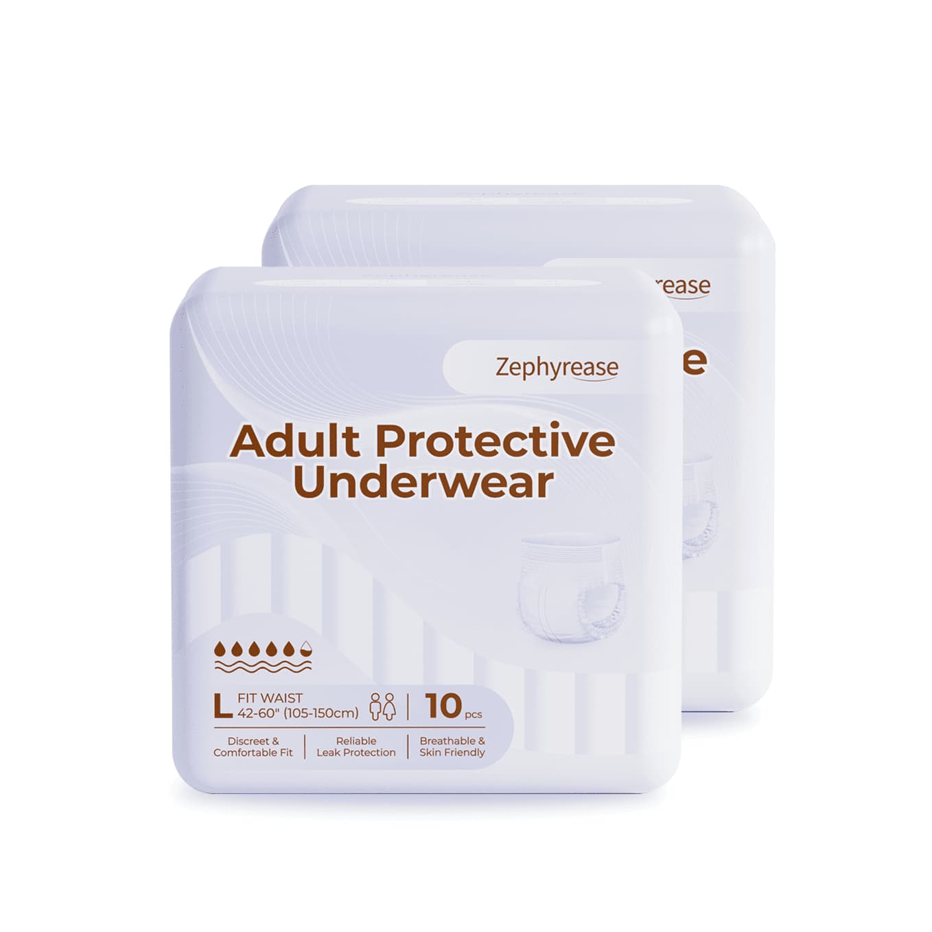 Zephyrease Lightweight Duo Pack- Protective Underwear
