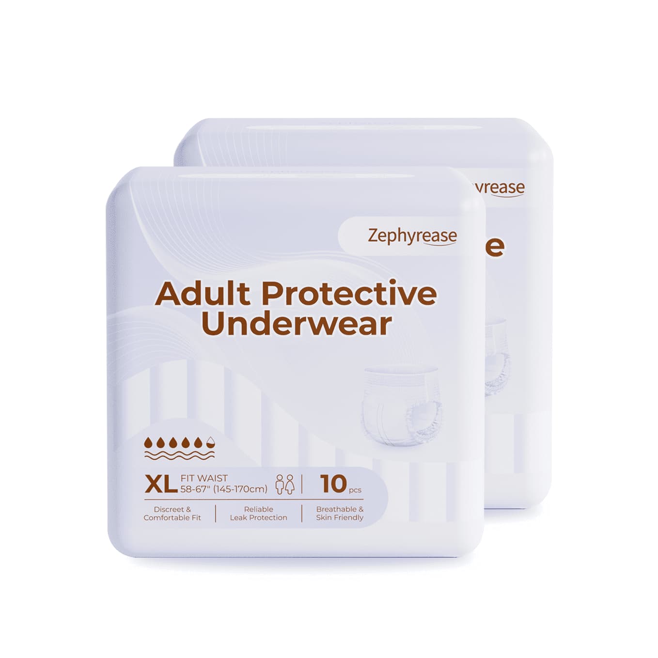 Zephyrease Lightweight Duo Pack- Protective Underwear