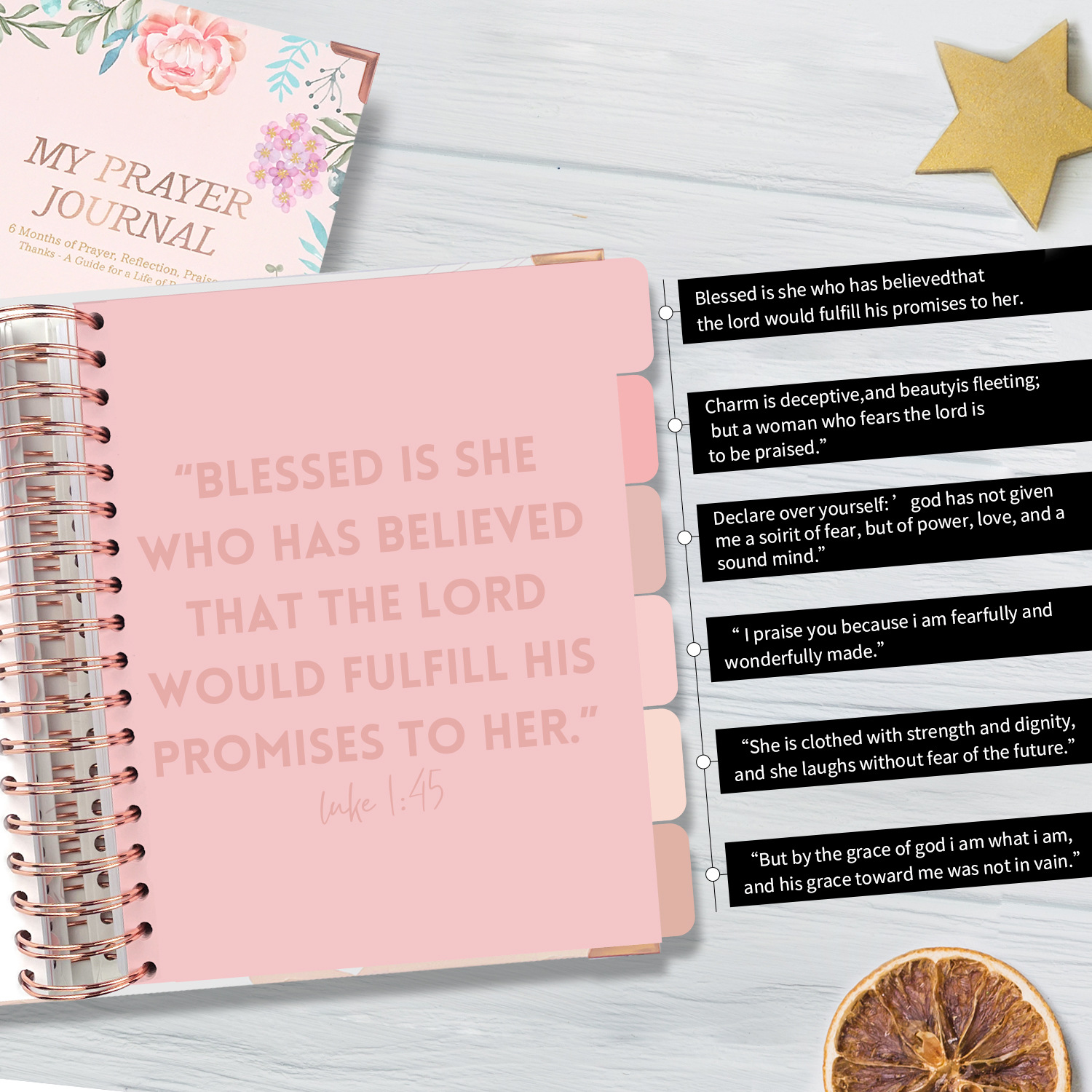 Printed Prayer Journal