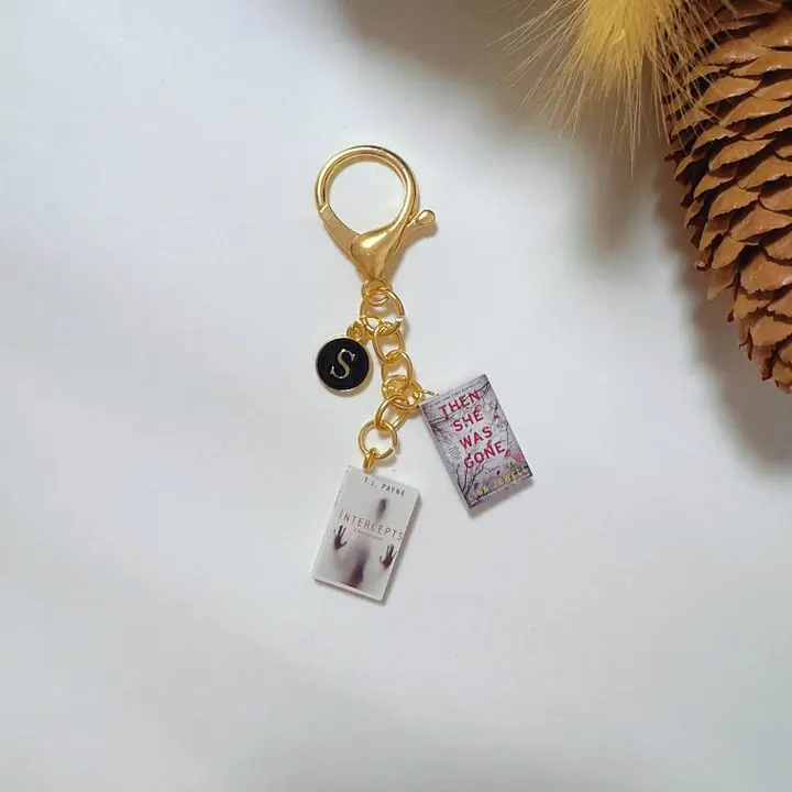 Handmade Mini Book Keychain