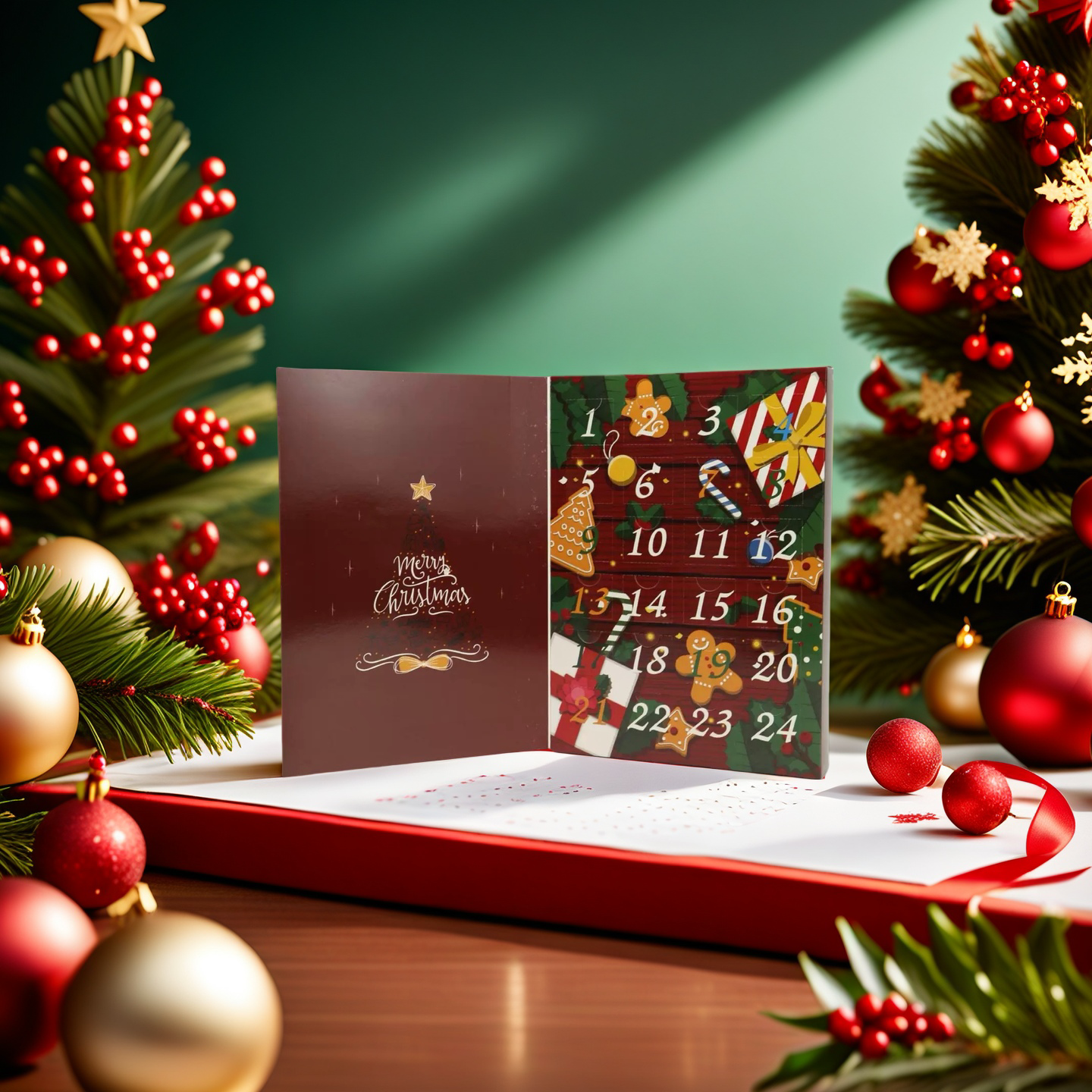 Doll Mini Book Christmas Advent Calendar 2025