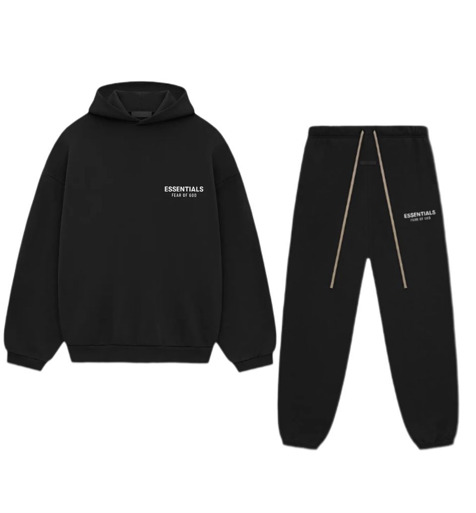 Combo-Hoodie&Pants/Fleece Black/SS24