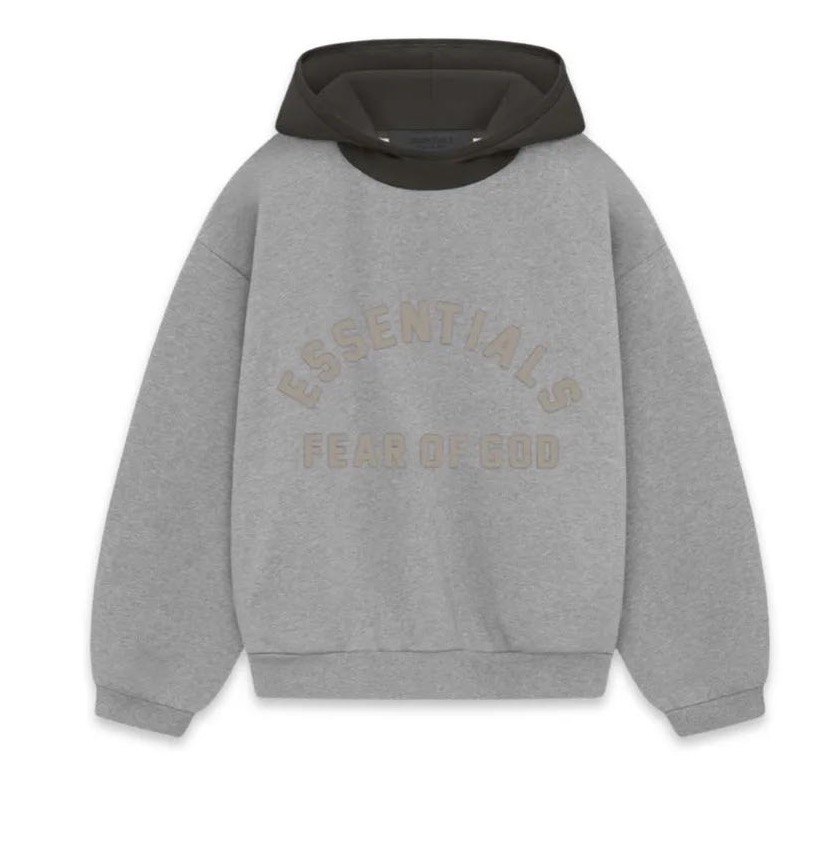 Hoodie Dark Heather Oatmeal/Ink/SS24