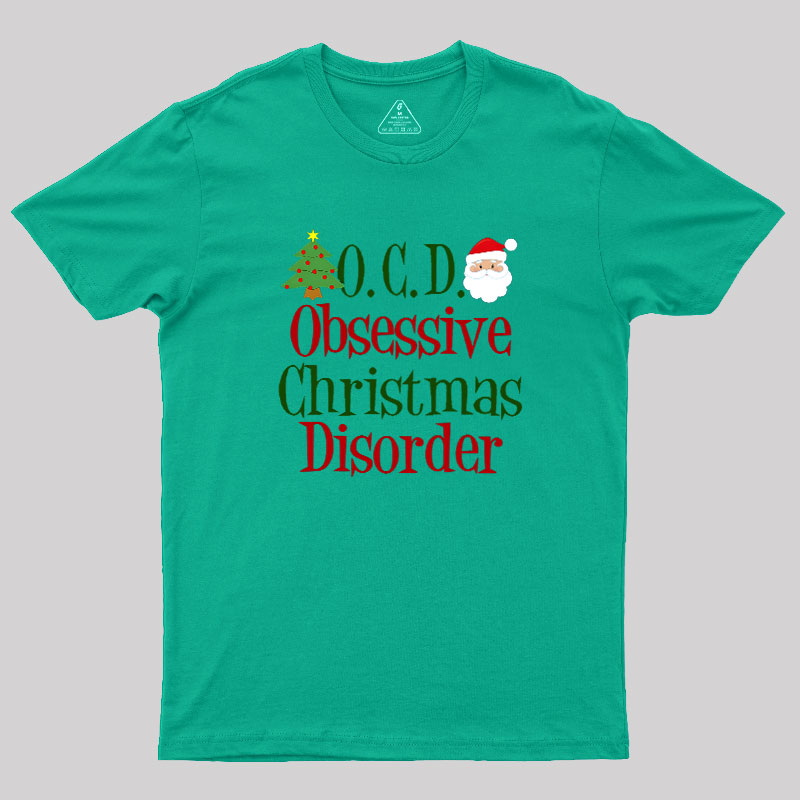 Cute Obsessive Christmas Disorder Geek T-Shirt