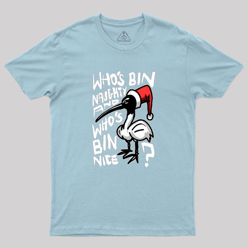 Christmas Bin Chicken Geek T-Shirt