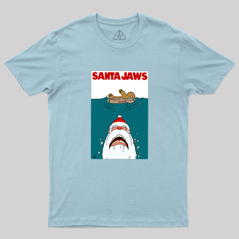 Santa Jaws Geek T-Shirt