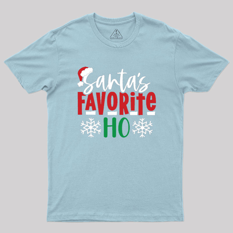 Santas Favourite Ho Funny Geek T-Shirt