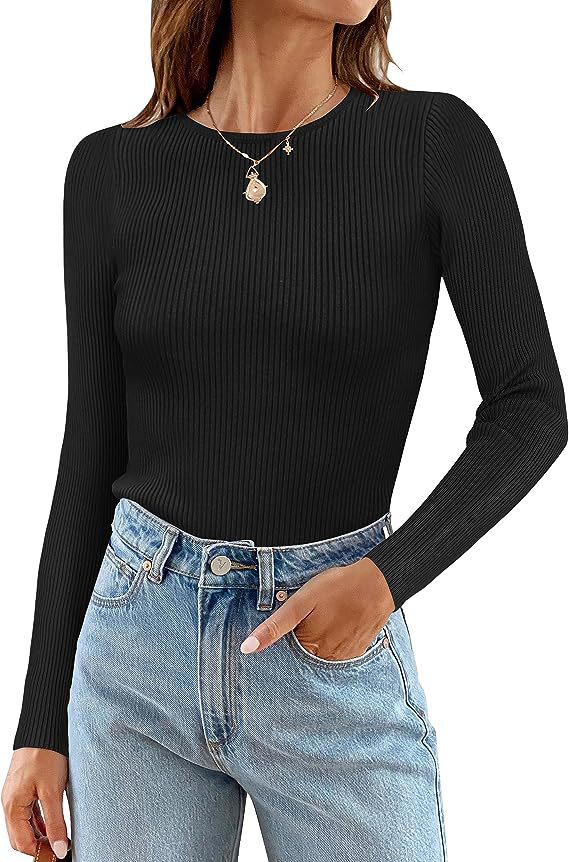 New Striped Long Sleeve Regular Top T-Shirt Women