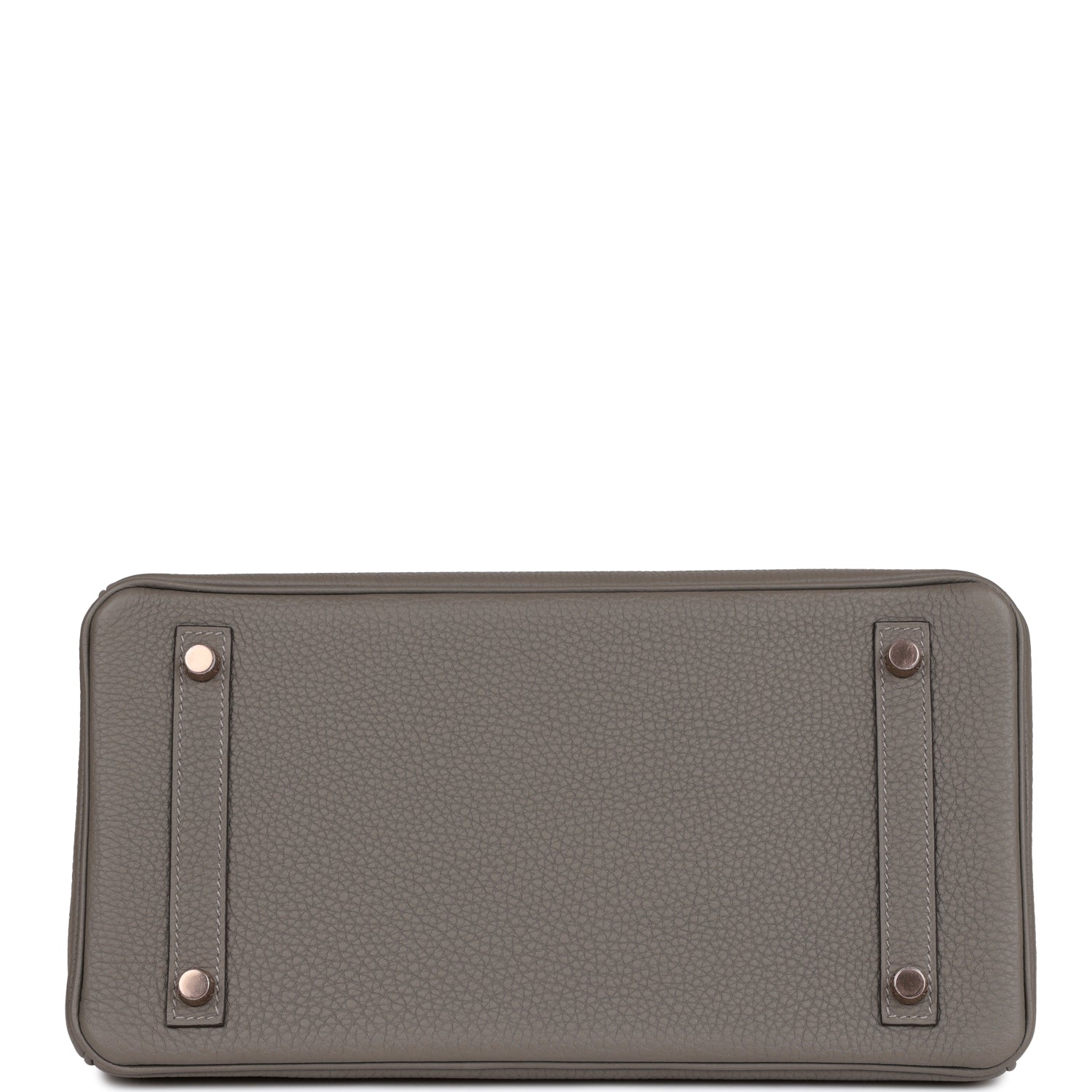 HERMES Birkin 30 Gris Meyer Togo Rose Gold Hardware