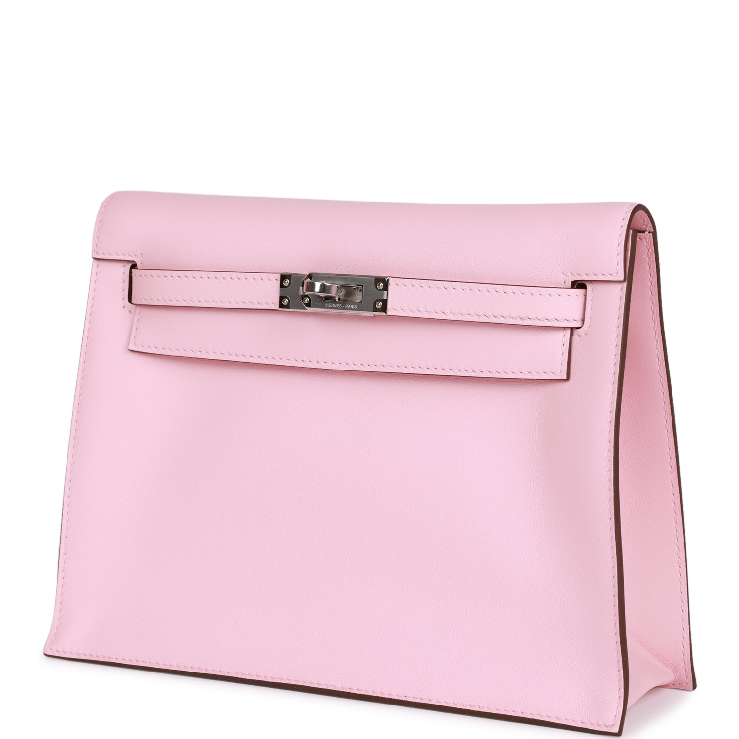 HERMES Kelly Danse Rose Sakura Swift Palladium Hardware