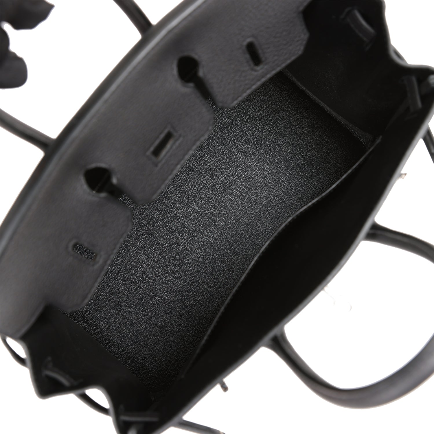 HERMES Birkin 25 Black Togo Palladium Hardware