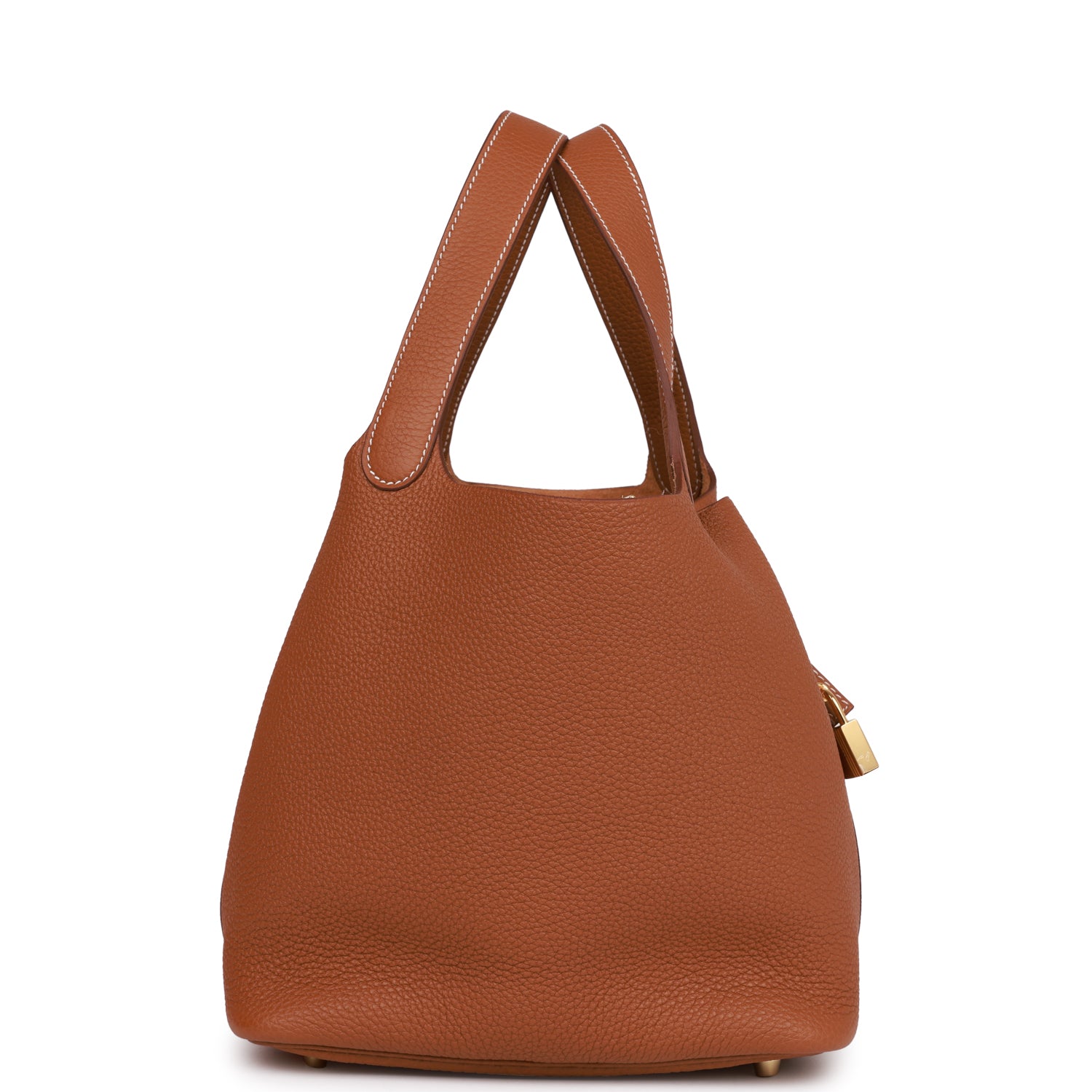 HERMES Picotin Lock 22 Gold Clemence Gold Hardware