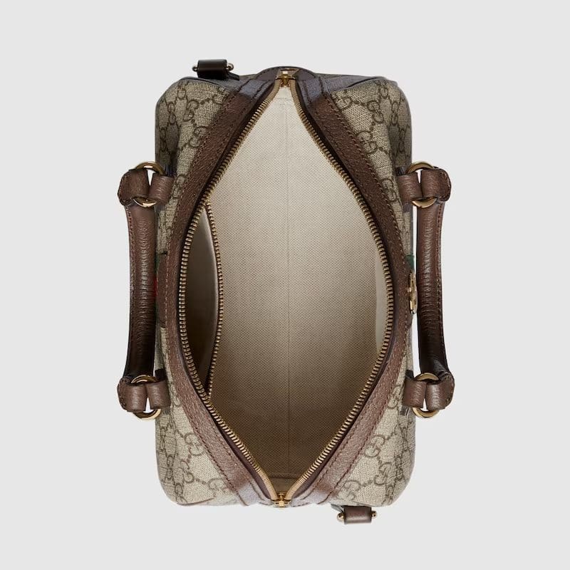 GUCCI OPHIDIA GG SMALL TOP HANDLE BAG