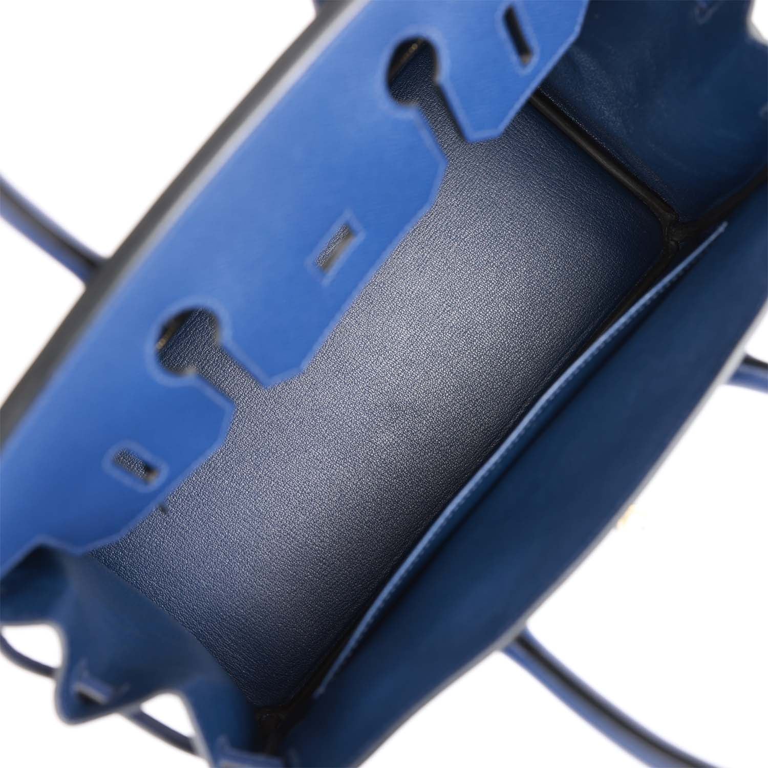 HERMES Birkin 30 Bleu Saphir Epsom Gold Hardware