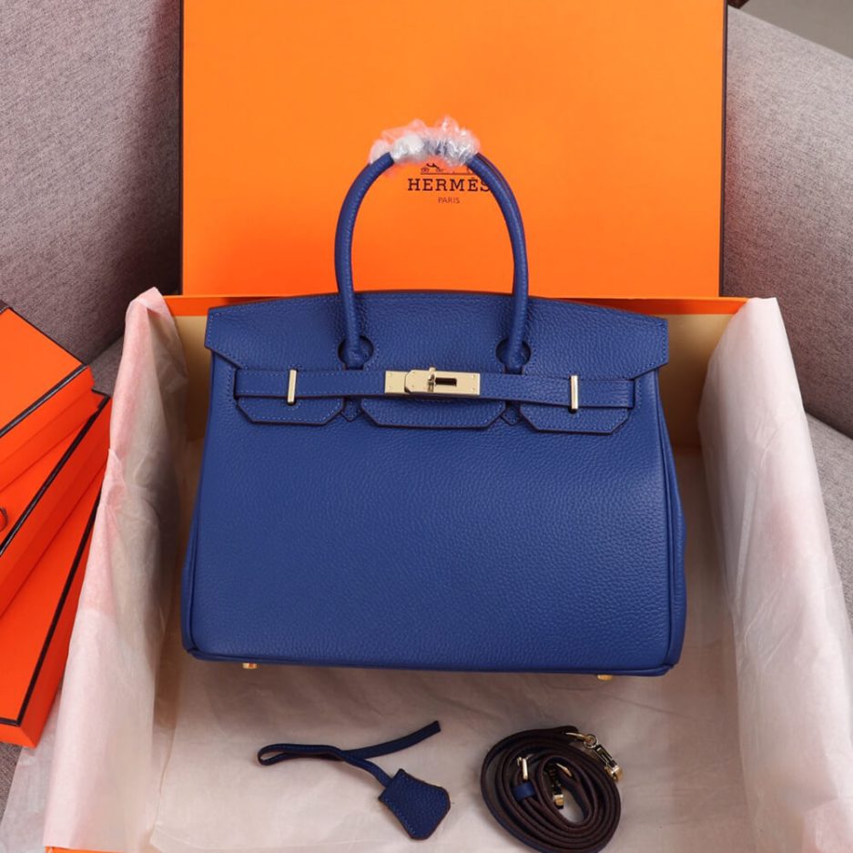HERMES BIRKIN BAG 25（BLUE）
