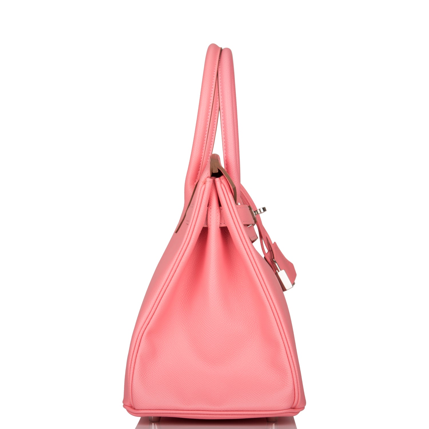 HERMES Birkin 30 Rose Confetti Epsom Palladium Hardware