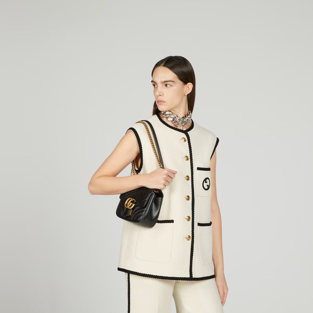 GUCCI MARMONT MINI SHOULDER BAG