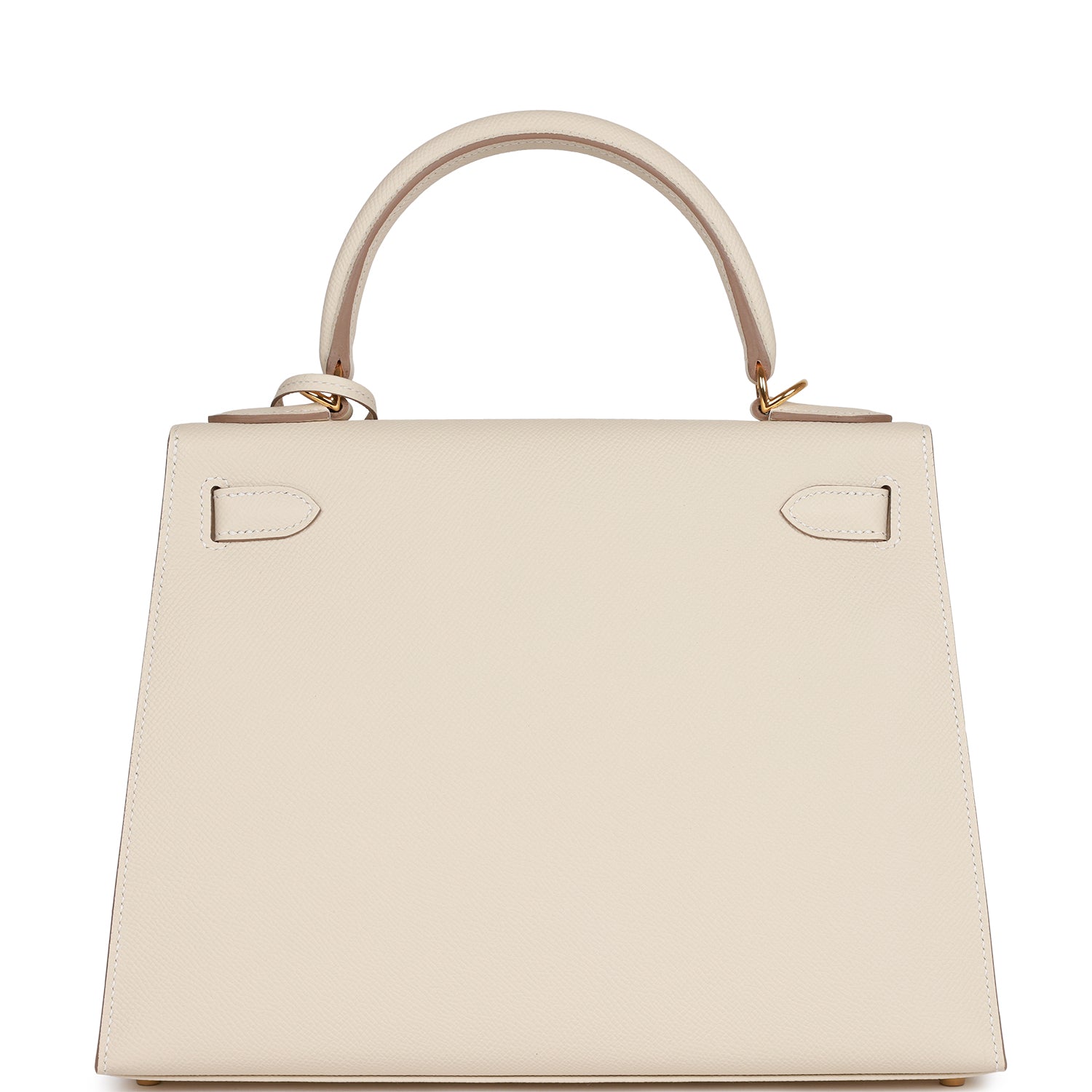 HERMES Craie Epsom Sellier Kelly 28cm Gold Hardware