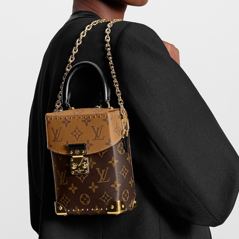 Louis Vuitton | Monogram Casual Style Unisex Chain Leather Party Style