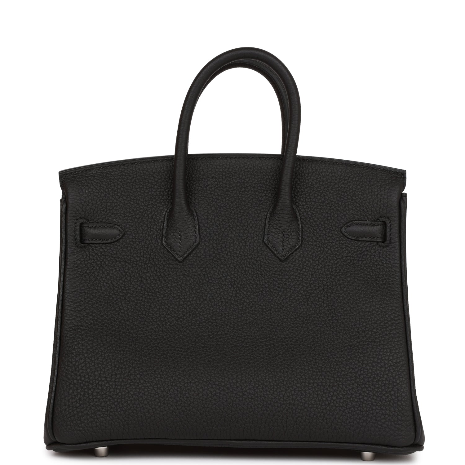 HERMES Birkin 25 Black Togo Palladium Hardware