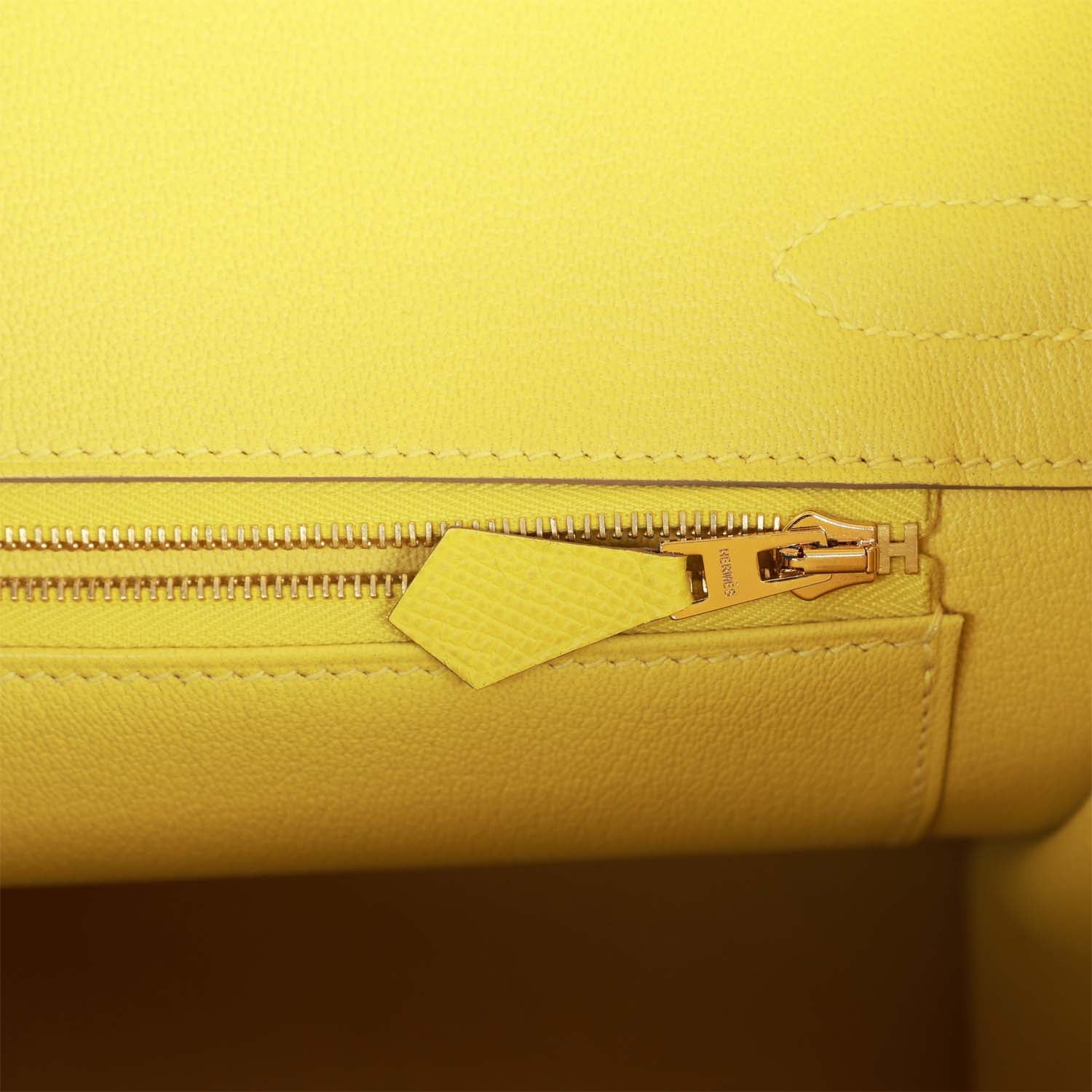 HERMES Birkin 30 Lime Epsom Gold Hardware