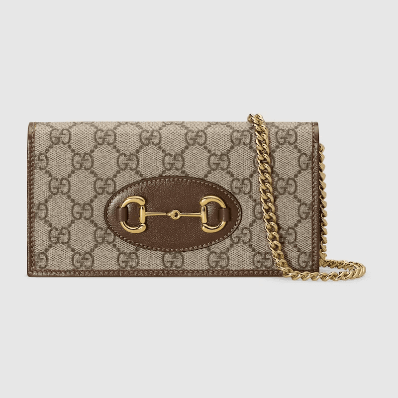 Gucci Horsebit 1955 wallet with chain