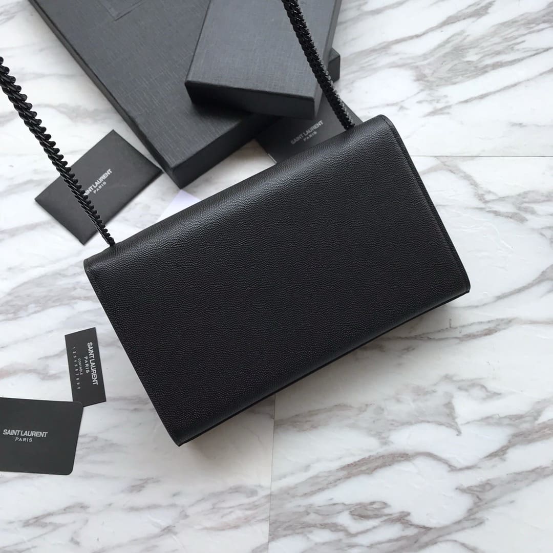 Saint Laurent Kate Medium In Grain De Poudre Embossed Leather