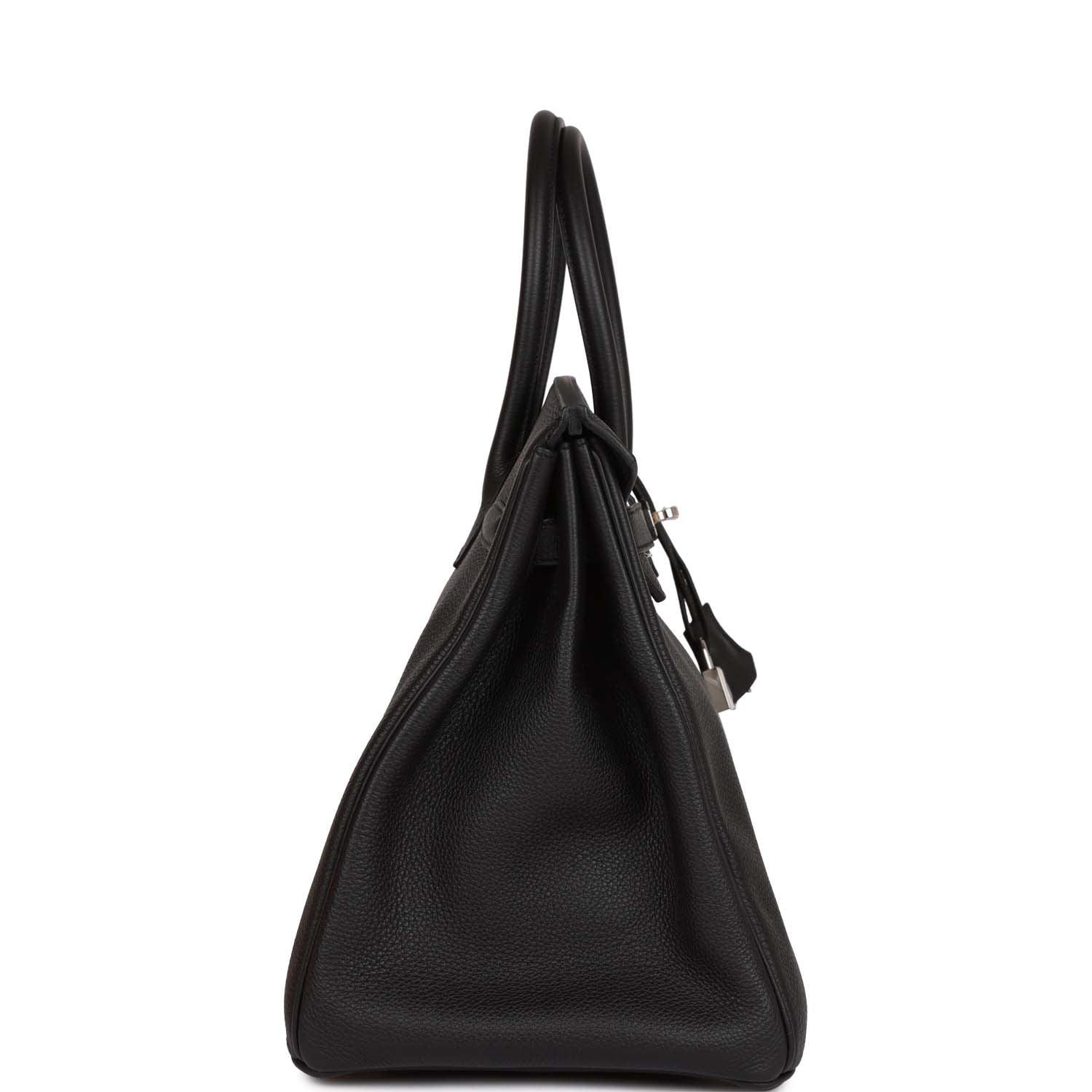 HERMES Birkin 35 Black Togo Palladium Hardware