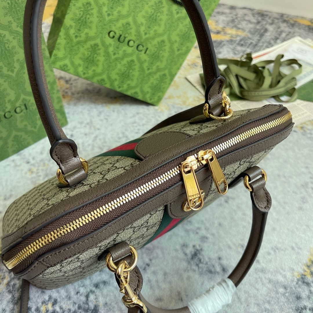 GUCCI OPHIDIA MEDIUM TOP HANDLE BAG