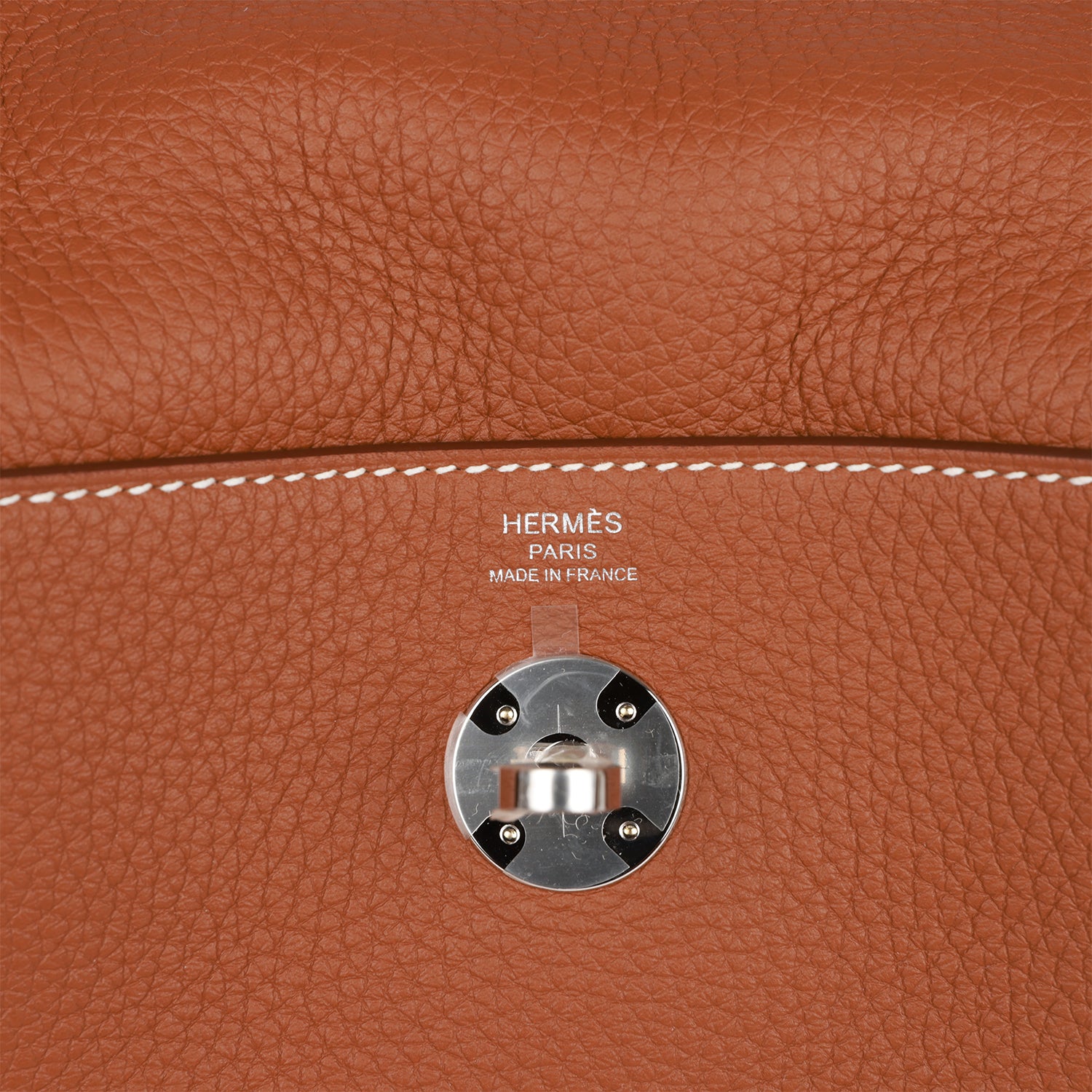 HERMES Lindy 26 Gold Clemence Palladium Hardware
