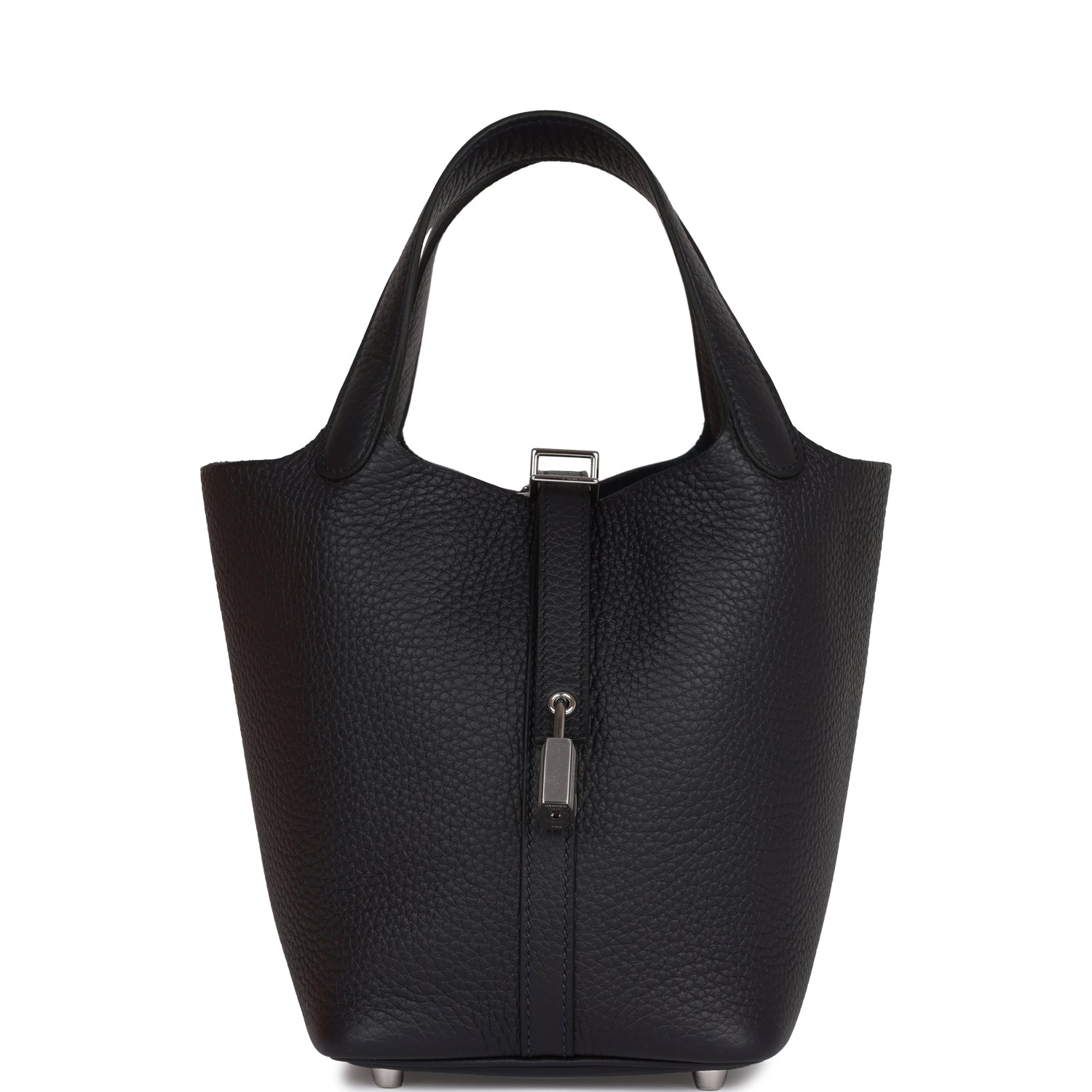 HERMES Picotin Lock 18 Caban Clemence Palladium Hardware