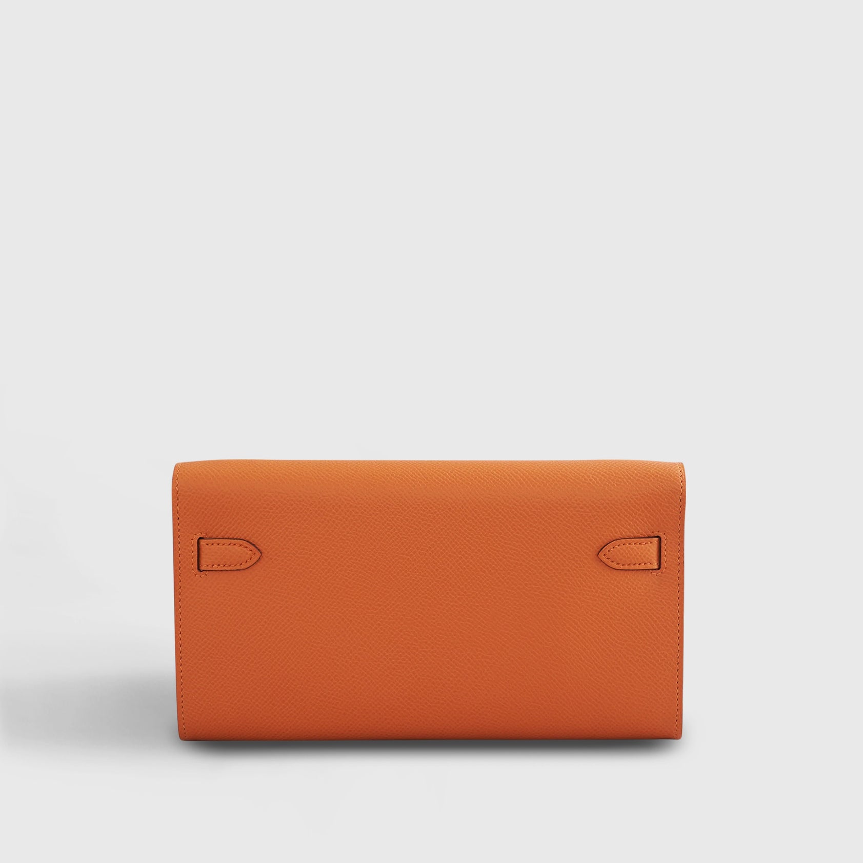 HERMES Kelly To Go Epsom Orange Palladium Hardware