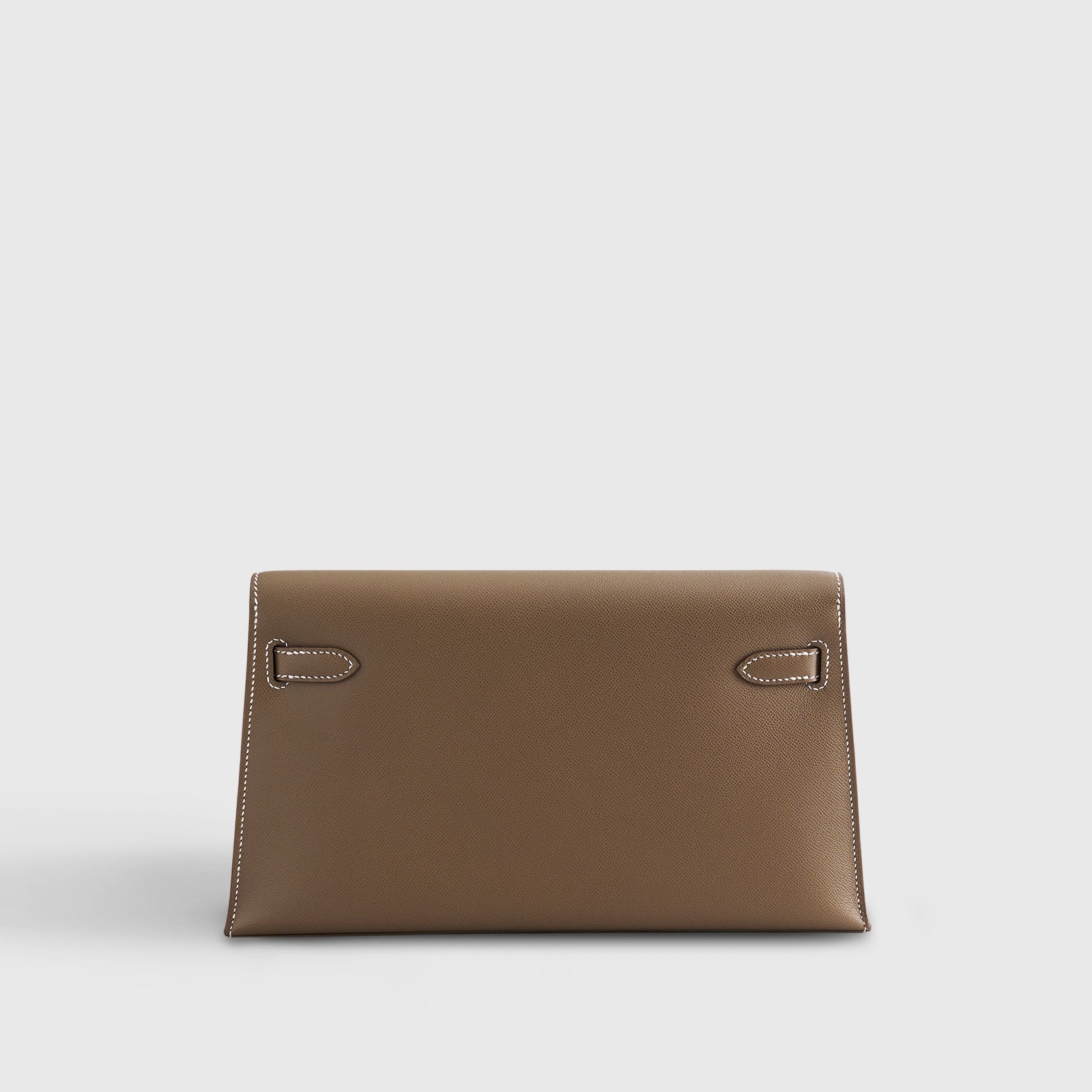 HERMES Kelly Elan 27 Veau Madame Etoupe Gold Hardware