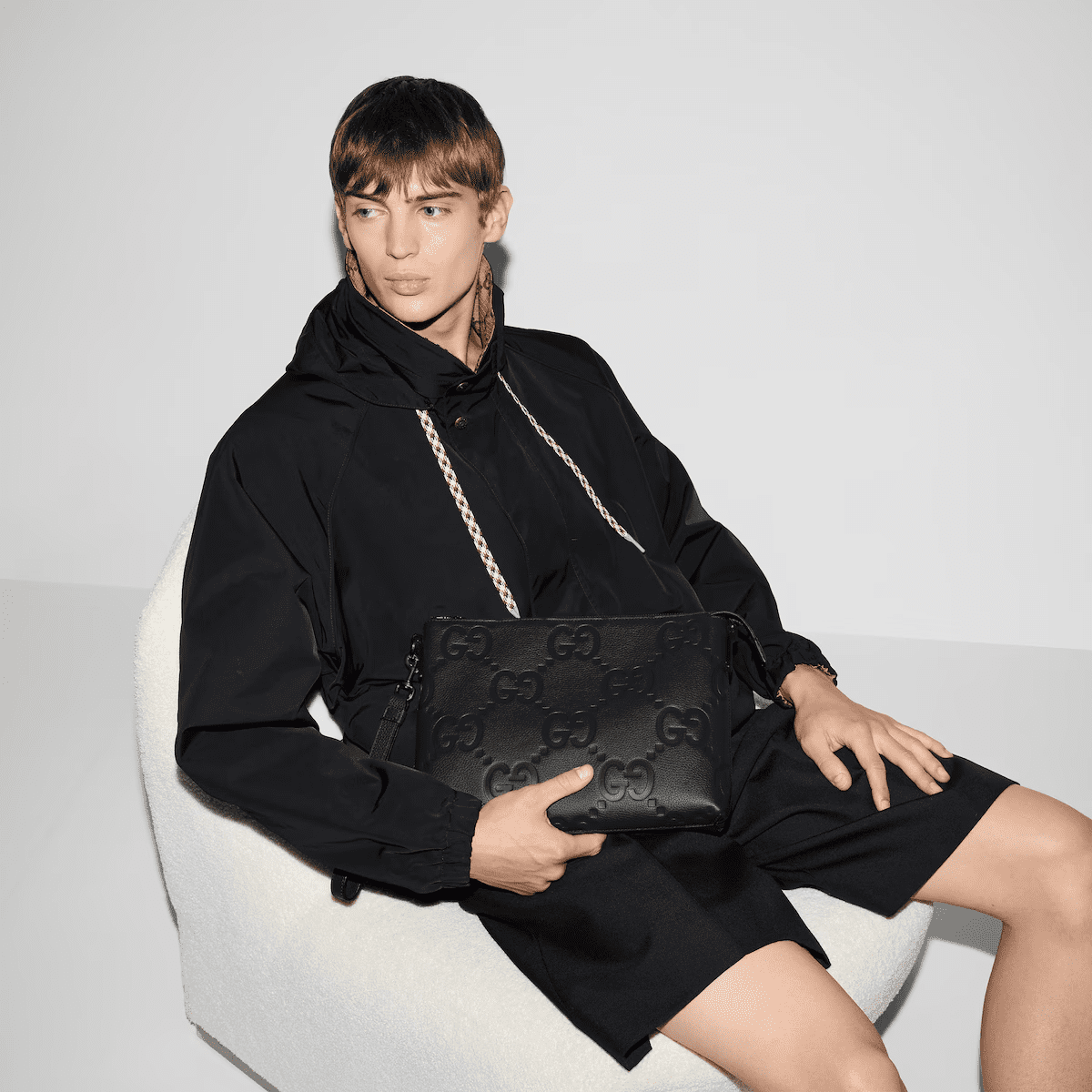 GUCCI Jumbo GG medium messenger bag