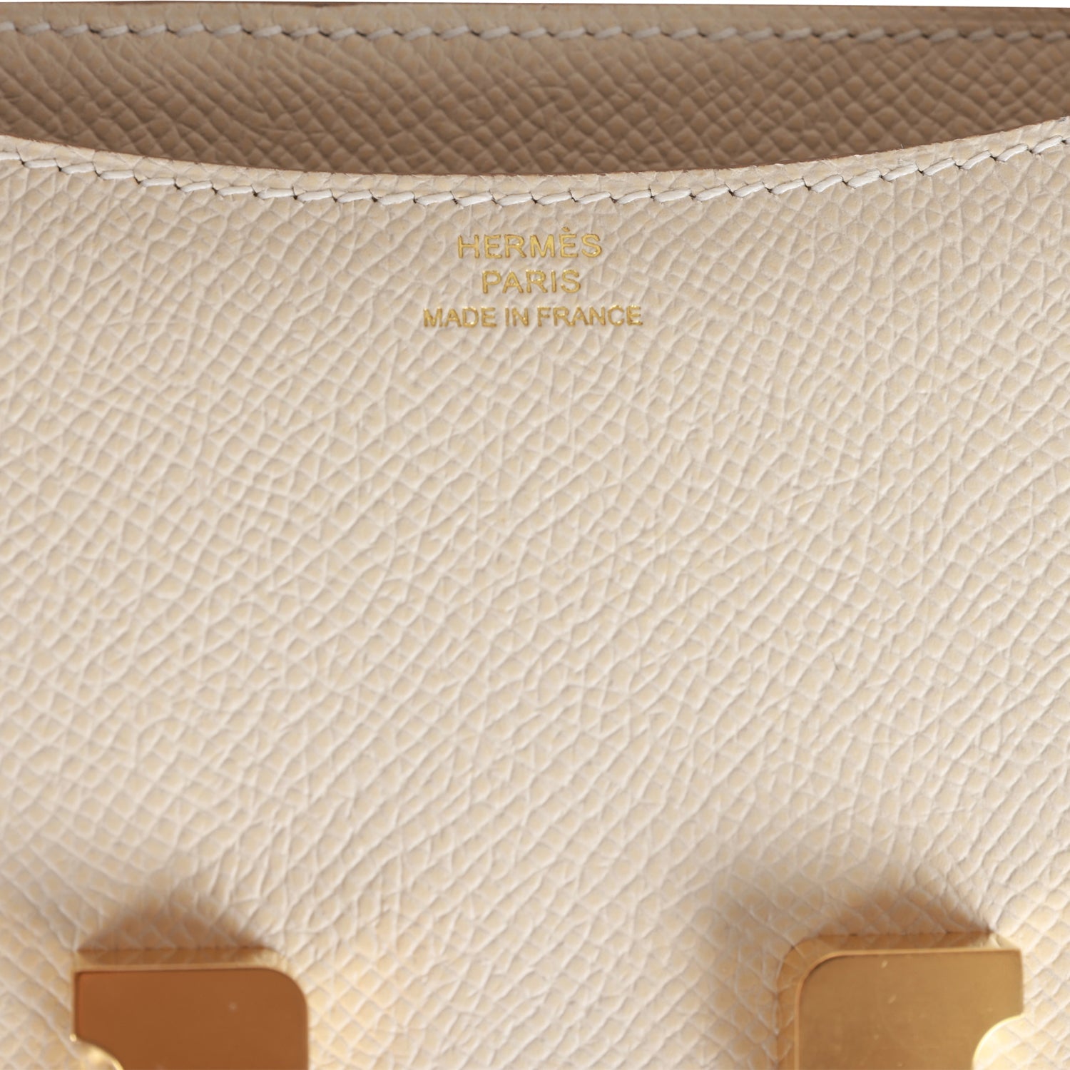HERMES Constance 1-18 Craie Epsom Gold Hardware